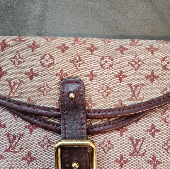 Rare Louis Vuitton Pink Monogram Denim Shoulder bag - Picture 3 of 13
